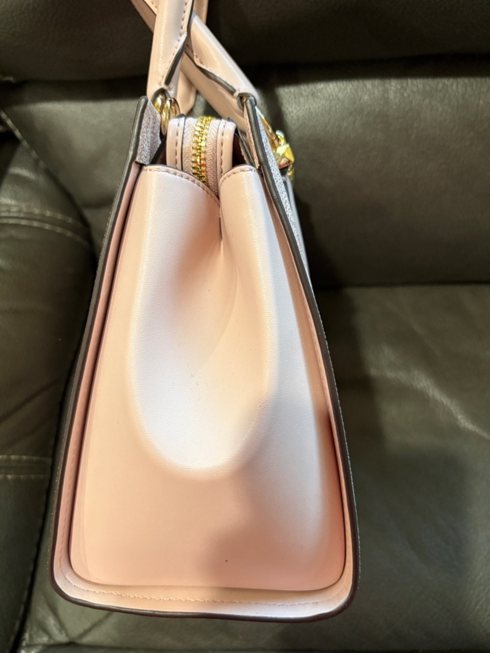 Michael Kors medium satchel in powder blush - Picture 5 of 10